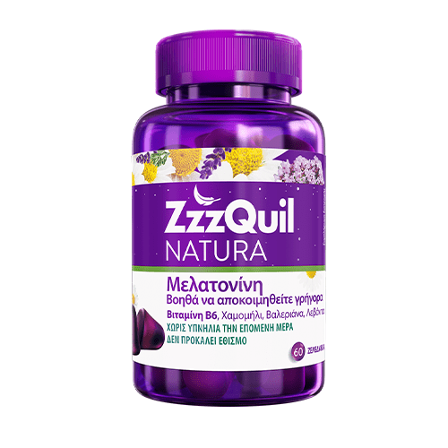 Φωτογραφία προϊόντος: ZzzQuil Natura Μελατονίνη 60 Ζελεδάκια