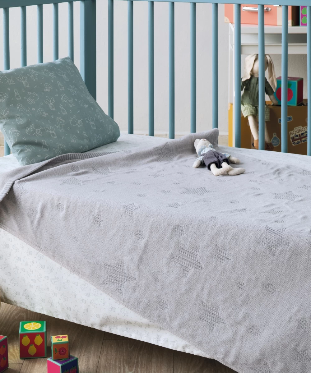 Φωτογραφία προϊόντος: KENTIA HOME DIONE ΚΟΥΒΕΡΤΑ ΑΓΚΑΛΙΑΣ 70x100 ΜΑΤΛΑΣΕ LIGHT GREY