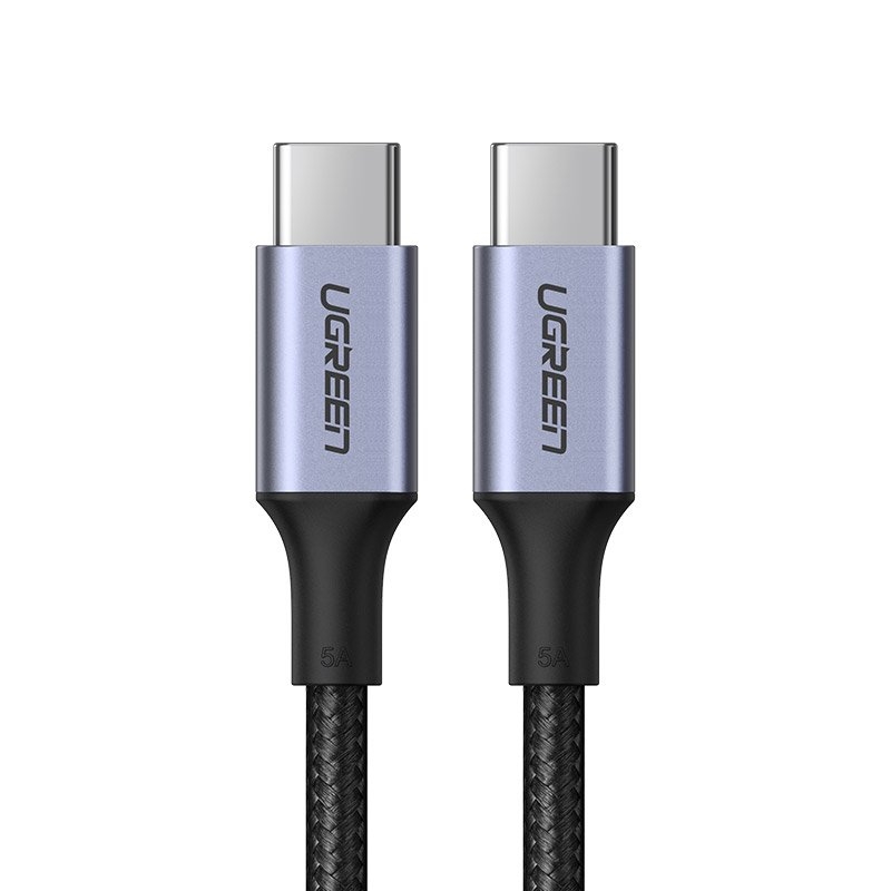 Φωτογραφία προϊόντος: Ugreen US316 Braided Μαύρο Καλώδιο USB-C 100W - 2m