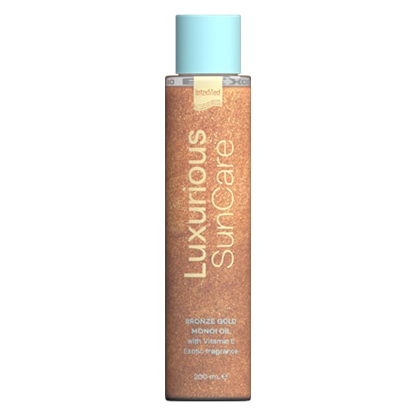 Φωτογραφία προϊόντος: Intermed Luxurious SunCare Bronze Gold Monoi Λάδι Μαυρίσματος για το Σώμα 200ml