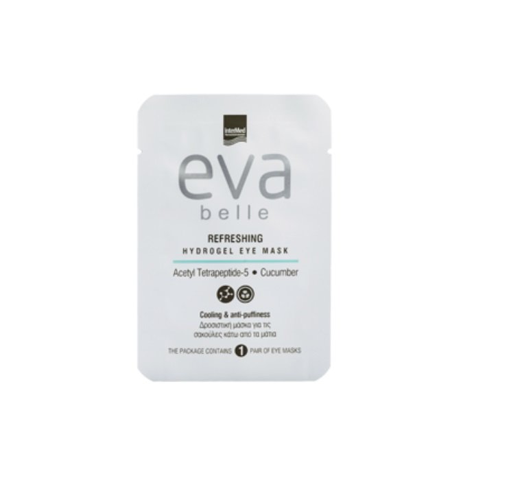 Φωτογραφία προϊόντος: Intermed Eva Belle Refreshing Eye Mask, Δροσιστική Μάσκα Για Τις Σακούλες Κάτω Από Τα Μάτια 1τμχ
