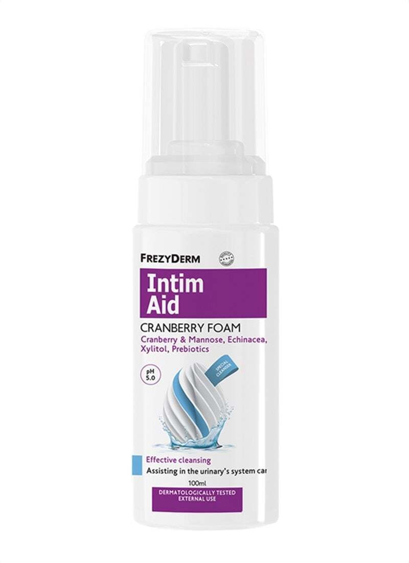 Φωτογραφία προϊόντος: Frezyderm Intim Aid Cranberry Foam pH5 100 ml