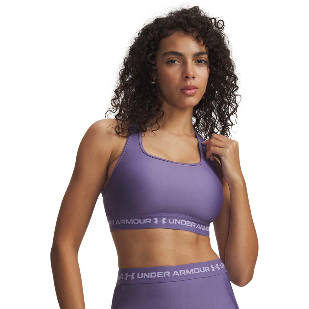 Φωτογραφία προϊόντος: UNDER ARMOUR MID CROSSBACK SPORTS BRA ΜΩΒ