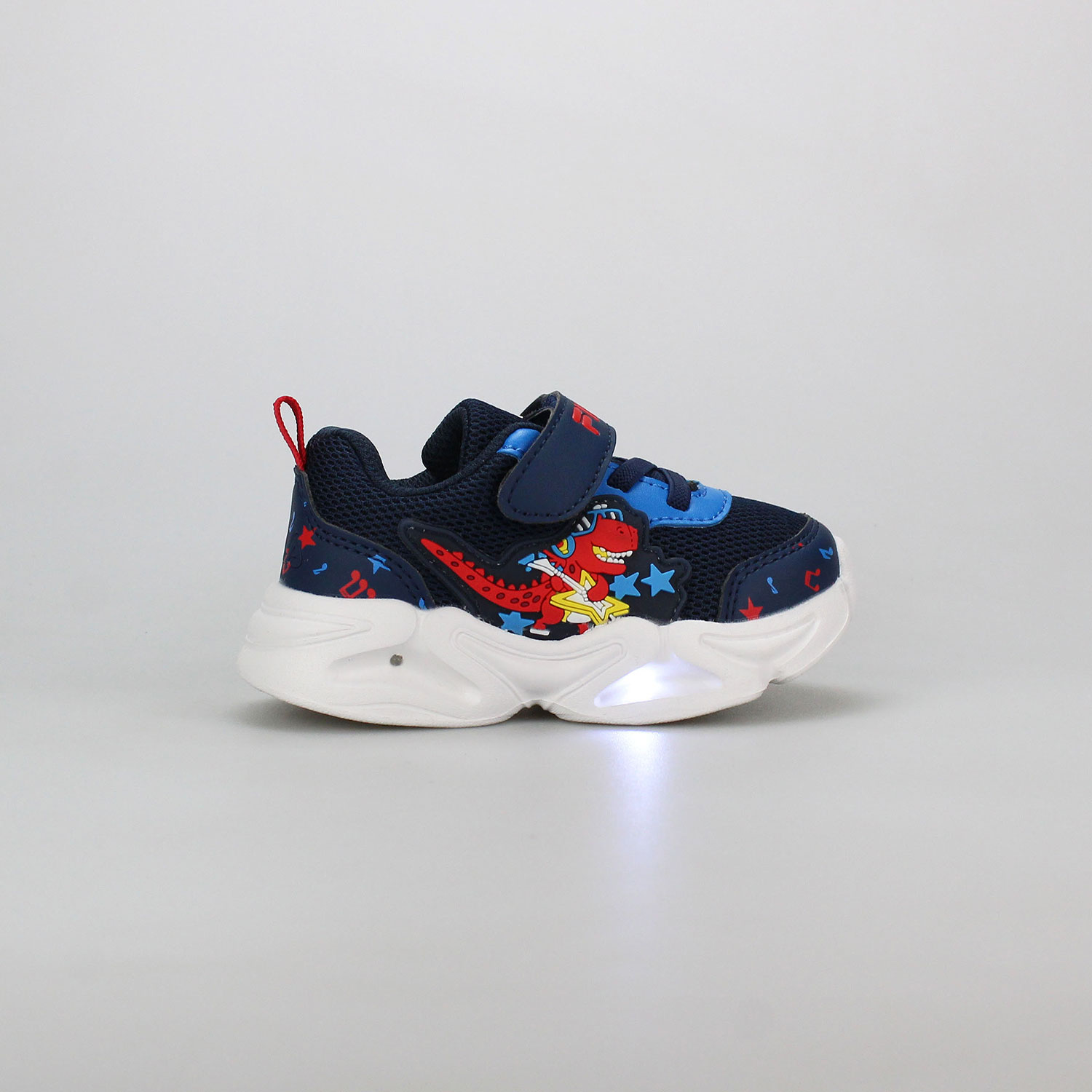 Φωτογραφία προϊόντος: FILA Dino Velcro Lights Navy 7BK61008-200