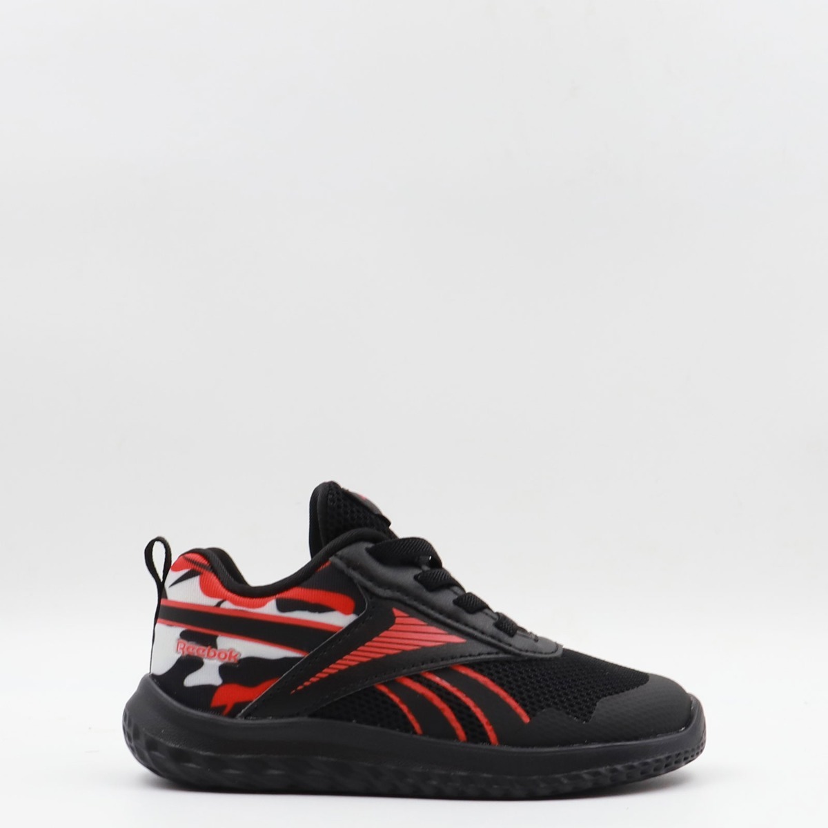 Φωτογραφία προϊόντος: 100209188 - REEBOK RUSH RUNNER 5 ELASTIC LACE INFANT SHOES BLACK / RED Color