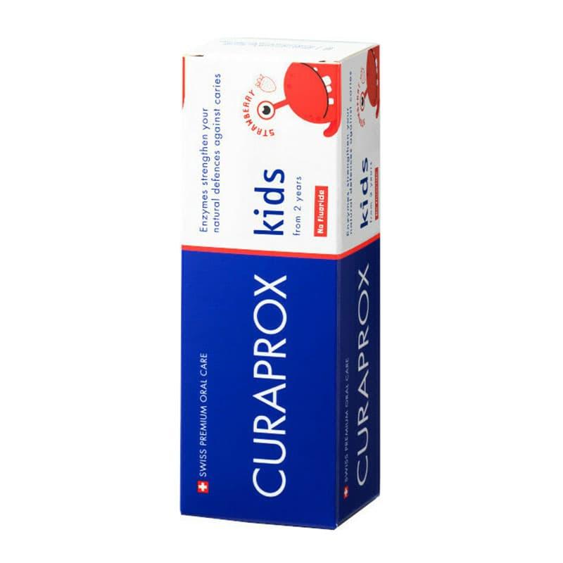 Φωτογραφία προϊόντος: CURAPROX Παιδική Οδοντόκρεμα Φράουλα Χωρίς Φθόριο 60ml