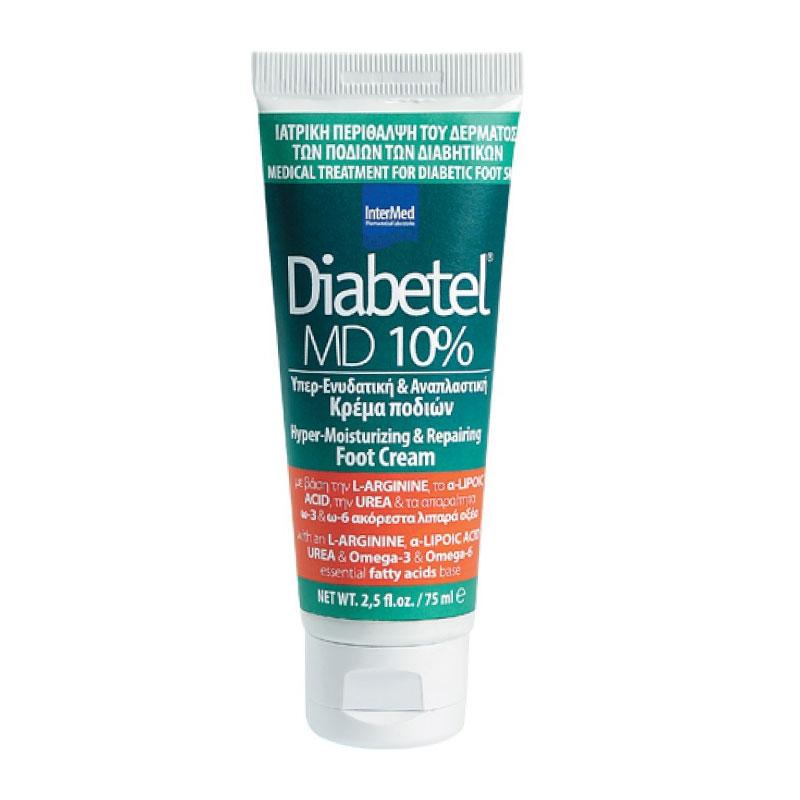 Φωτογραφία προϊόντος: Intermed Diabetel MD 10% Κρέμα για το Διαβητικό Πόδι 75ml
