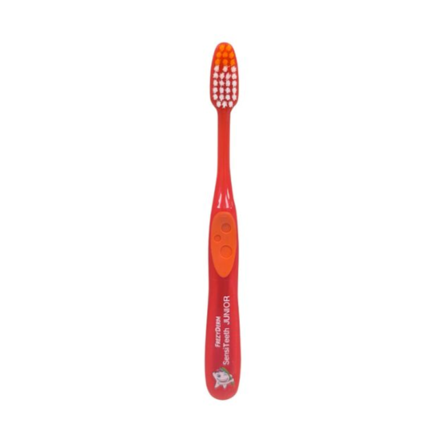 Φωτογραφία προϊόντος: FREZYDERM SensiTeeth Junior Toothbrush Red Οδοντόβουρτσα 1 τμχ