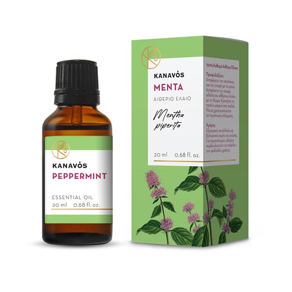 Φωτογραφία προϊόντος: KANAVOS Essential Oil Peppermint Αιθέριο Έλαιο Μέντα, 20ml
