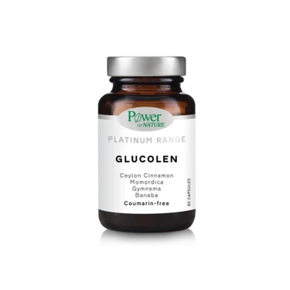 Φωτογραφία προϊόντος: Power Health Classics Platinum Glucolen Φόρμουλα για τη Μείωση & Διατήρηση του Σακχάρου, 60 κάψουλες