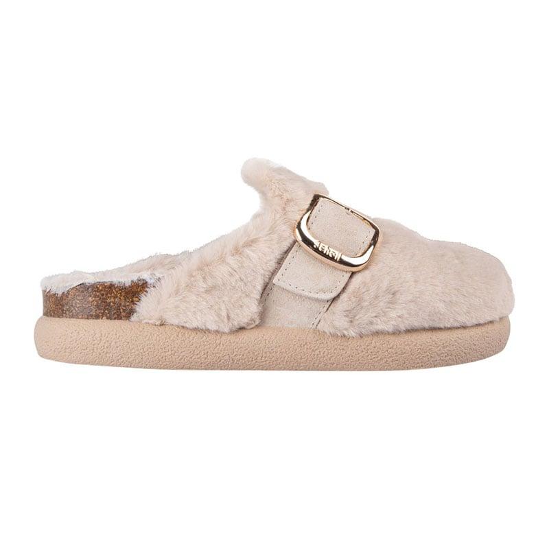 Φωτογραφία προϊόντος: Scholl Ivy Big Buckle Γυναικείες Παντόφλες Μπεζ F309491002