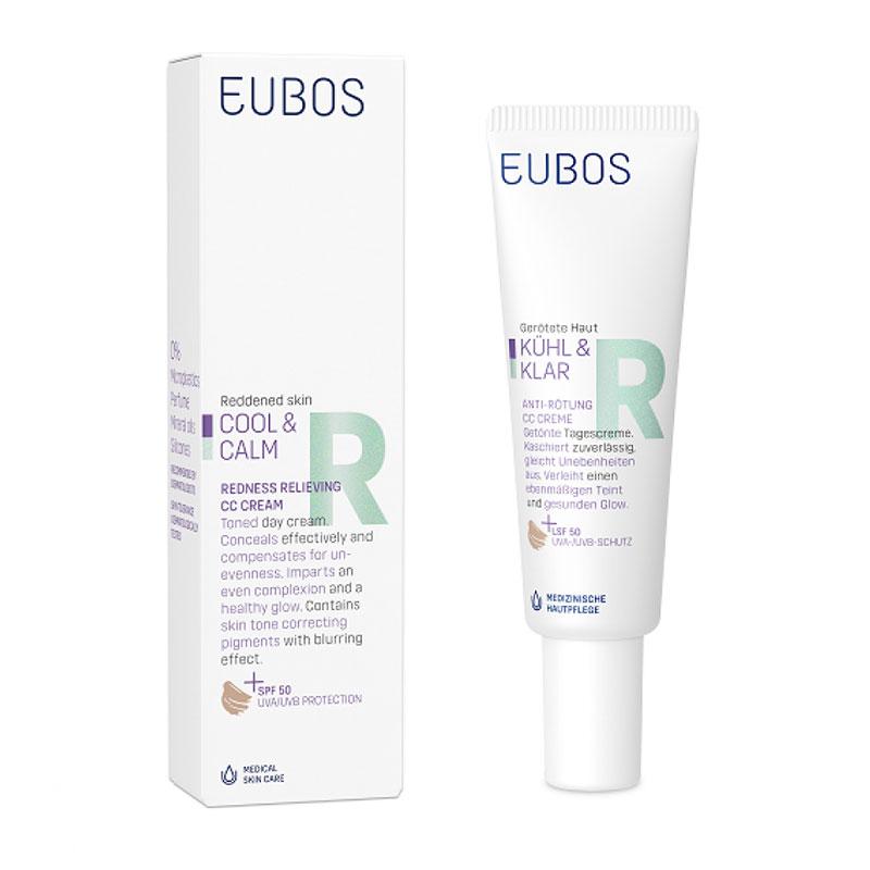 Φωτογραφία προϊόντος: Eubos Cool & Calm Redness Relieving SPF50 CC Cream 30ml