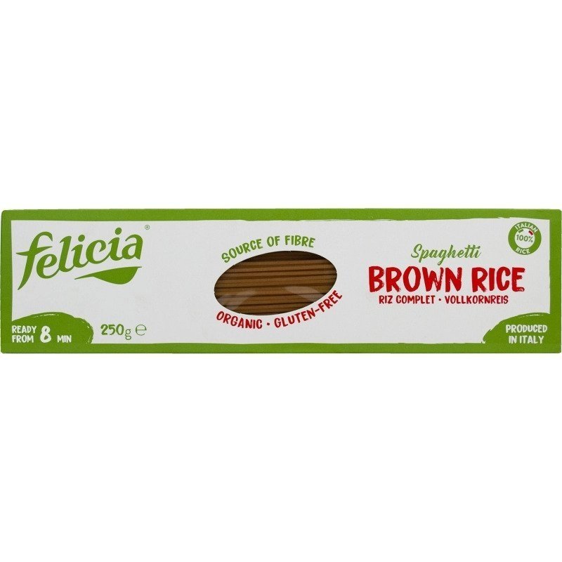 Φωτογραφία προϊόντος: BIOAGROS Spaghetti Καστανού Ρυζιού FELICIA 250gr