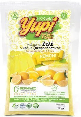 Φωτογραφία προϊόντος: NO CARB NOCARB Yupi Μείγμα για Ζελέ &amp; Κρέμα Ζαχαροπλαστικής - Λεμόνι, 100g