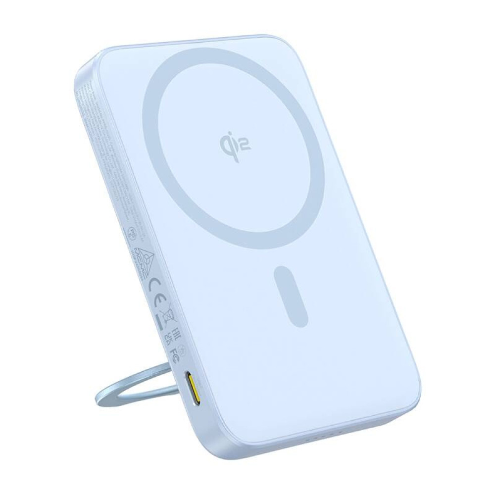 Φωτογραφία προϊόντος: Baseus PicoGo Qi2 powerbak with stand 5000mAh 20W (blue)