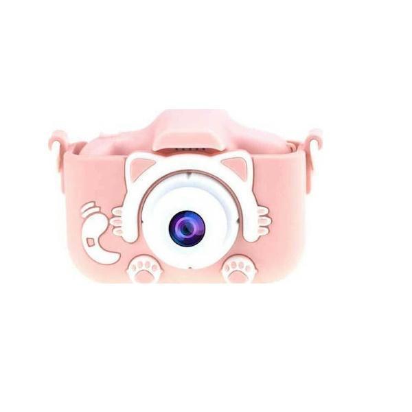 Φωτογραφία προϊόντος: OEM Q1 Kitty Kids Compact Φωτογραφική Μηχανή 12MP με Οθόνη 2" και Ανάλυση Video 4608 x 3456 pixels Ροζ
