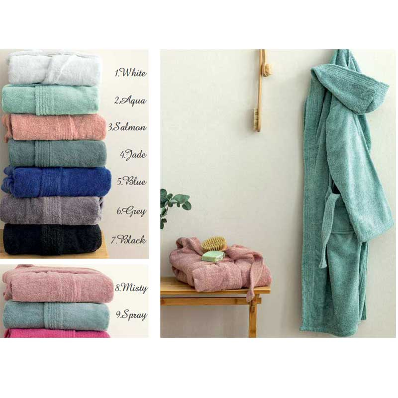 Φωτογραφία προϊόντος: Μπουρνούζι Palamaiki HOME Classic Blue Μπλε