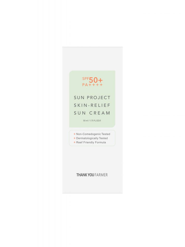 Φωτογραφία προϊόντος: Thank You Farmer Sun Project Skin Relief Sun Cream Αντηλιακό Προσώπου SPF50+, 50ml