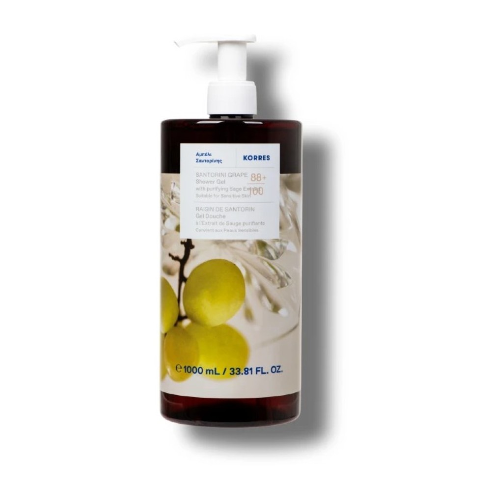 Φωτογραφία προϊόντος: Korres Renewing Body Cleanser Αφρόλουτρο Αμπέλι Σαντορίνης, 1000ml