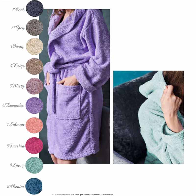 Φωτογραφία προϊόντος: Μπουρνούζι Palamaiki HOME CLASSIC GREY Γκρι