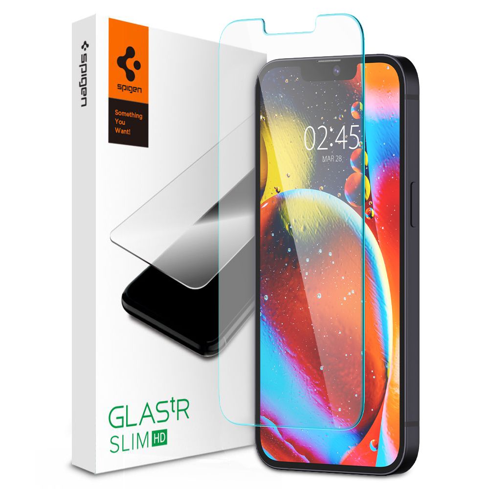 Φωτογραφία προϊόντος: Spigen tR Slim HD 1 Pack Tempered Glass (transparency) για iPhone 14 / iPhone 13 Pro / iPhone 13