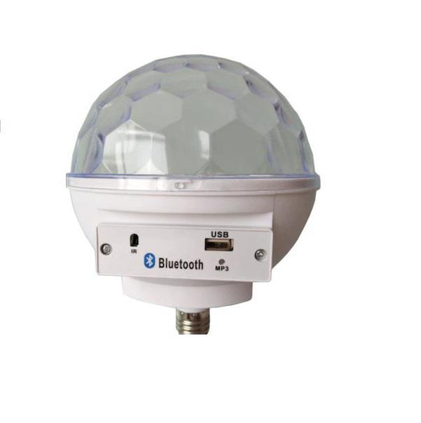 Φωτογραφία προϊόντος: OEM Crystal Magic Ball Light LED Bluetooth με MP3 και microSD/USB
