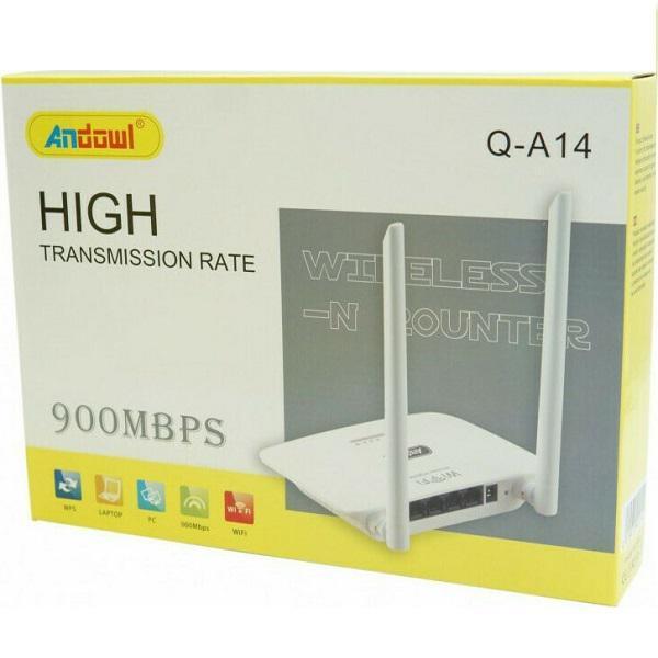Φωτογραφία προϊόντος: ΑΣΥΡΜΑΤΟ ROUTER ΥΨΗΛΗΣ ΜΕΤΑΔΟΣΗΣ 900MBPS ANDOWL AN-Q-A14