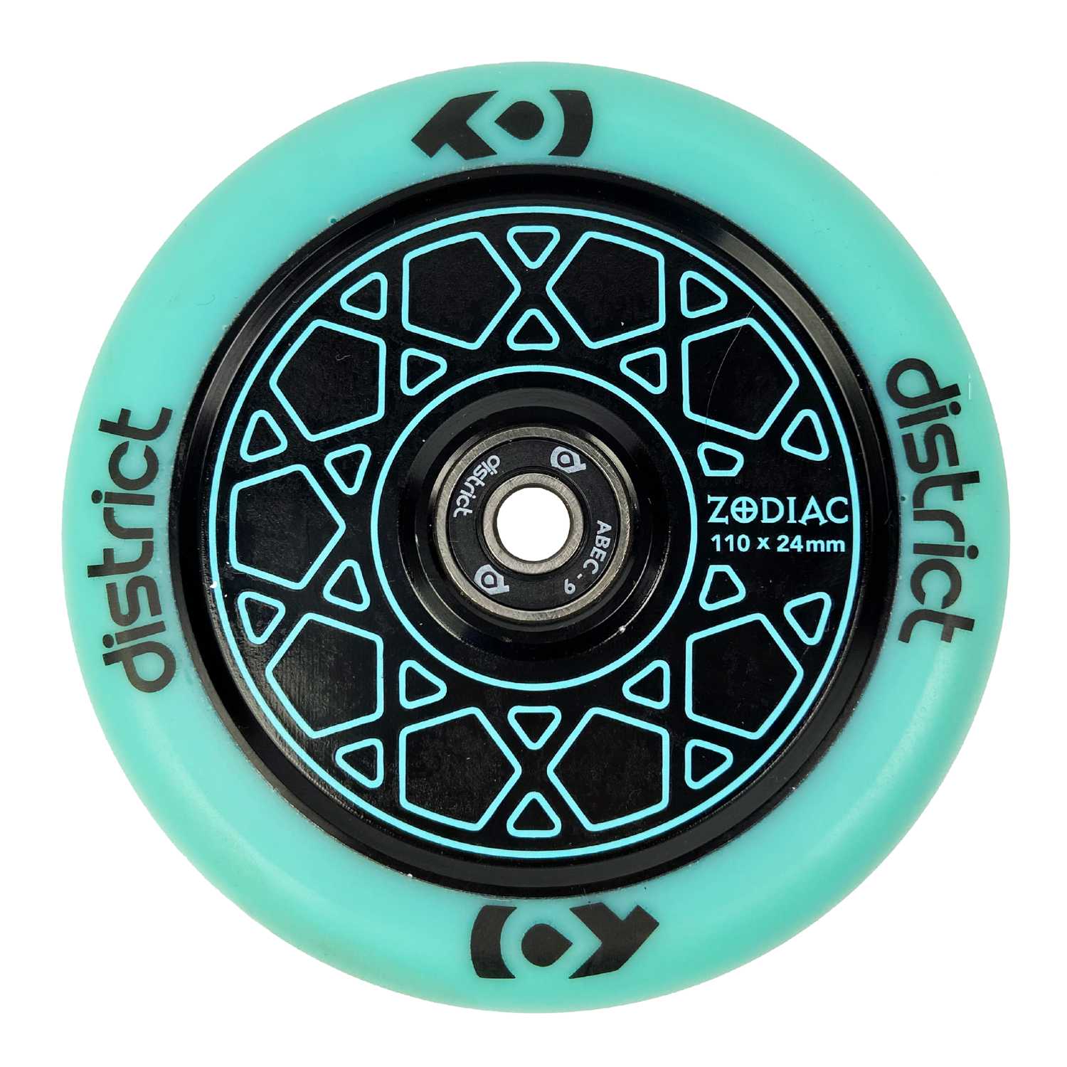 Φωτογραφία προϊόντος: DISTRICT SCOOTERING DISTRICT Zodiac Wheel 110 - Teal