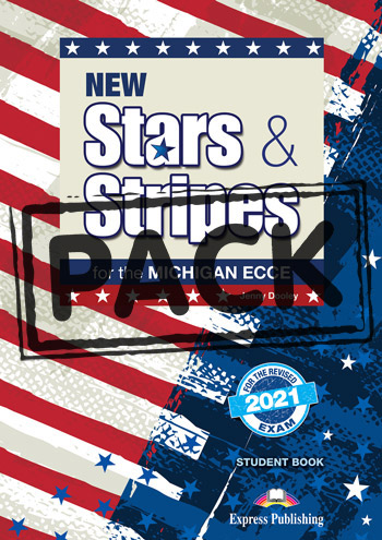 Φωτογραφία προϊόντος: NEW STARS + STRIPES MICHIGAN ECCE 2021 EXAM SB (+ DIGIBOOK APP.)
