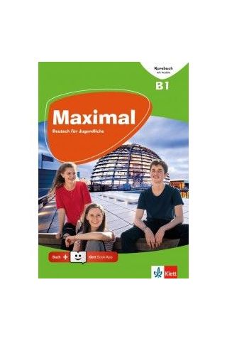 Φωτογραφία προϊόντος: MAXIMAL B1 Kursbuch (Klett) με online ήχους & βίντεο και Klett Book-App