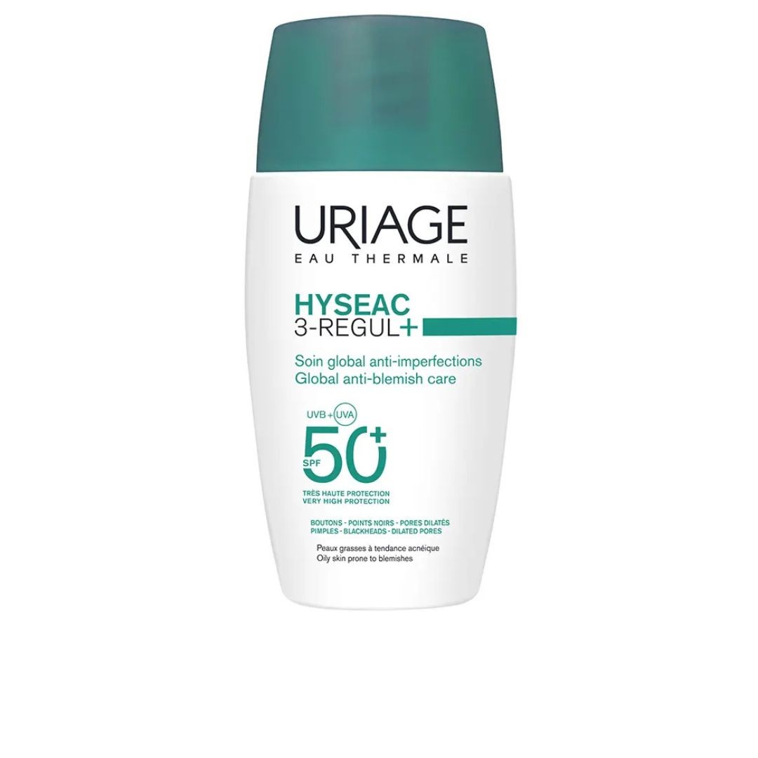 Φωτογραφία προϊόντος: Uriage Hyseac 3-Regul+ SPF50+, Κρέμα Ημέρας για Λιπαρή Επιδερμίδα με Αντηλιακή Προστασία 50ml