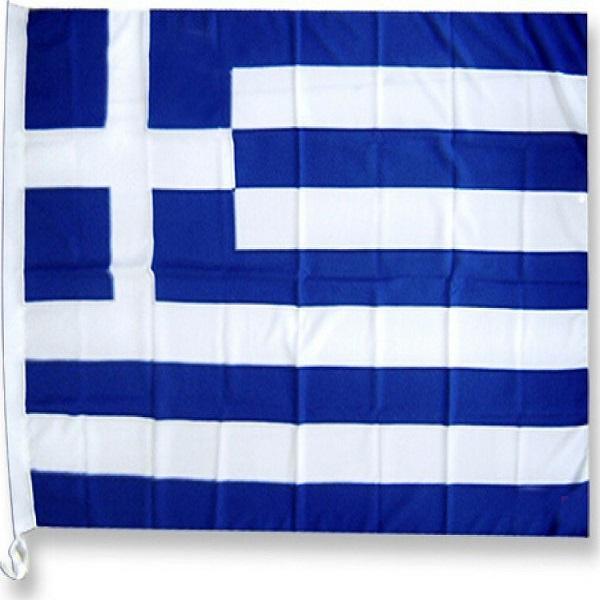 Φωτογραφία προϊόντος: Ελληνική υφασμάτινη σημαία για κοντάρι 90x150 cm