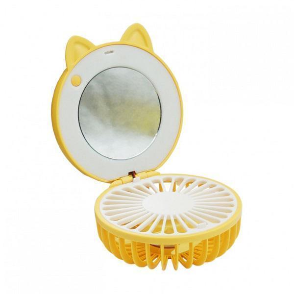 Φωτογραφία προϊόντος: ANDOWL Q-T171 LED Ring Light Καθρεφτάκι με Ανεμιστηράκι