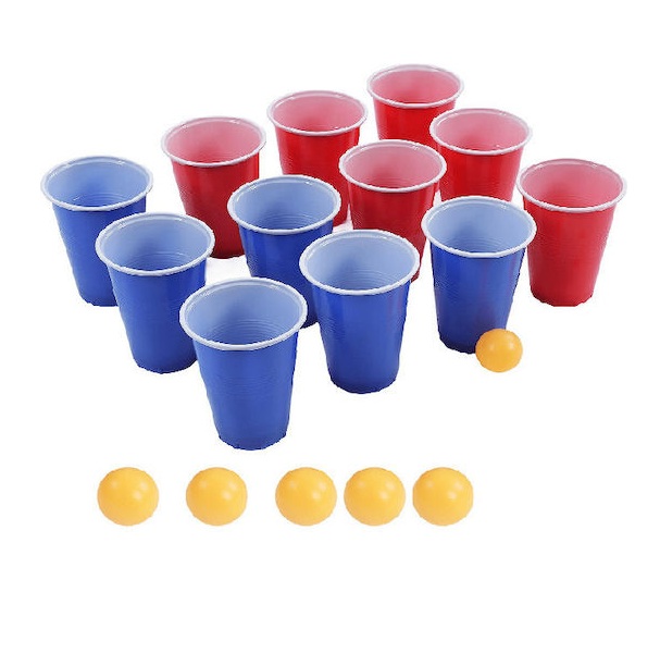 Φωτογραφία προϊόντος: OEM Παιχνίδι Ποτού Beer Pong με 12 Μπαλάκια και 12 Ποτήρια