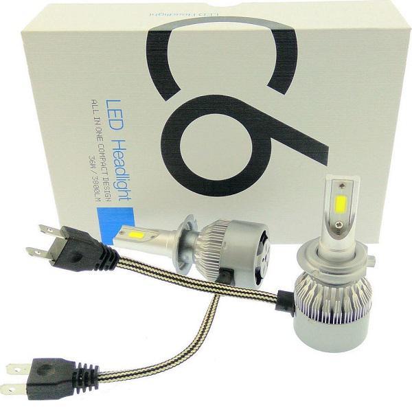 Φωτογραφία προϊόντος: H7 C6 LED COB PROTECTED 12V/24V 72W 7600lm 6000K IP67