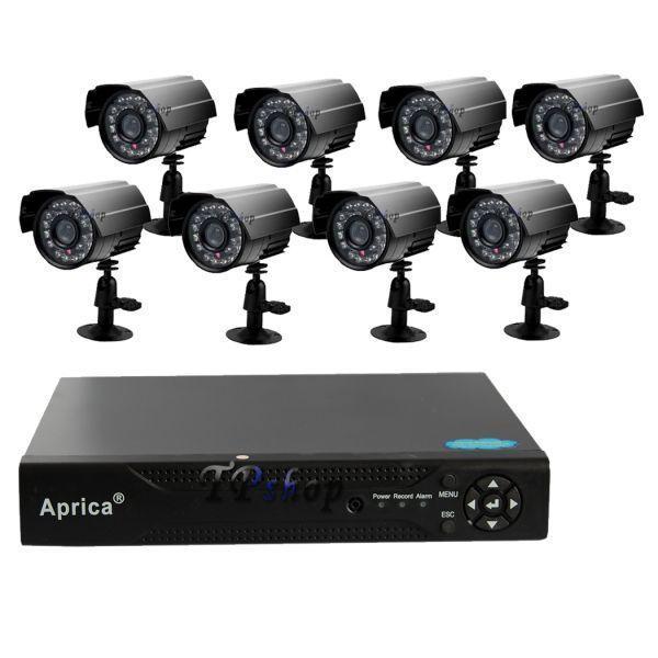 Φωτογραφία προϊόντος: Ολοκληρωμένο Σετ CCTV Καταγραφής DVR ABQ-5708H-8 με 8 Κάμερες