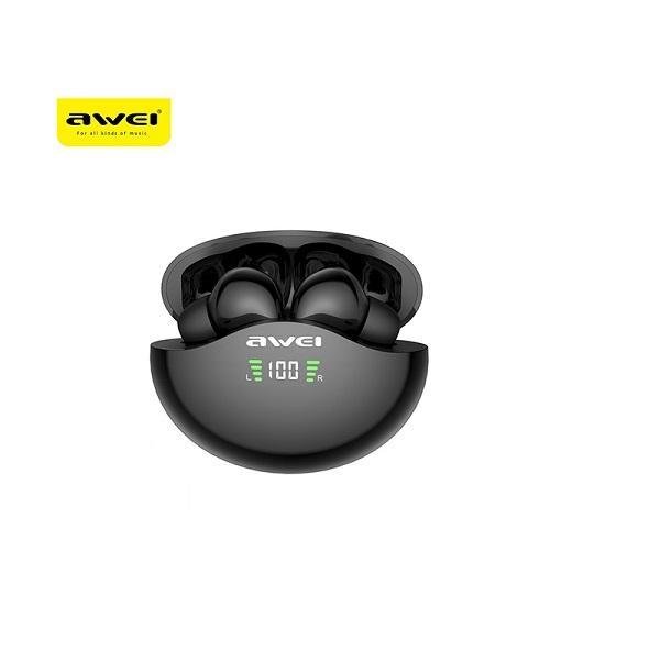 Φωτογραφία προϊόντος: Ακουστικά Bluetooth Awei T12P TWS με Βάση Φόρτισης (Μαύρο)
