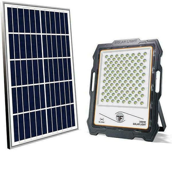 Φωτογραφία προϊόντος: Ηλιακός Προβολέας 300W με Αισθητήρα φωτός και Τηλεχειριστήριο IP67 DRN-45903