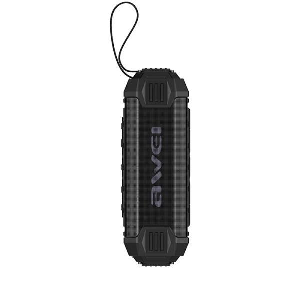 Φωτογραφία προϊόντος: Αδιάβροχο Bluetooth Ηχείο και Power Bank Awei Y280 4000mAh, Μαύρο