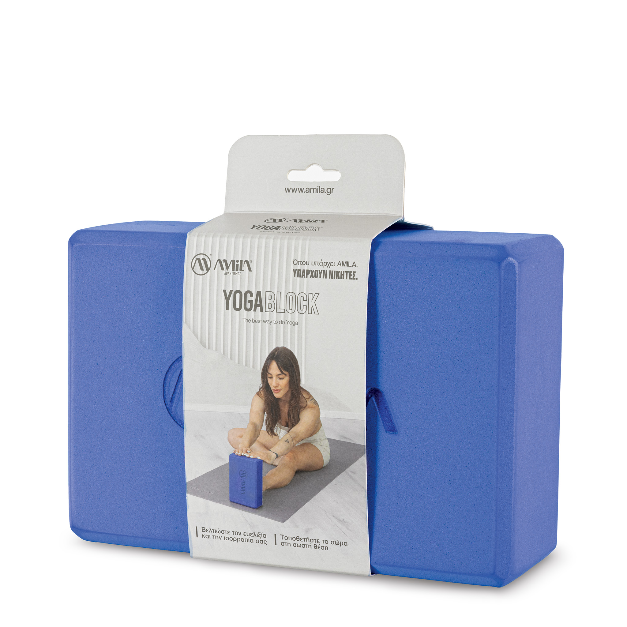 Φωτογραφία προϊόντος: AMILA ΤΟΥΒΛΟ YOGA ΜΠΛΕ - 96840