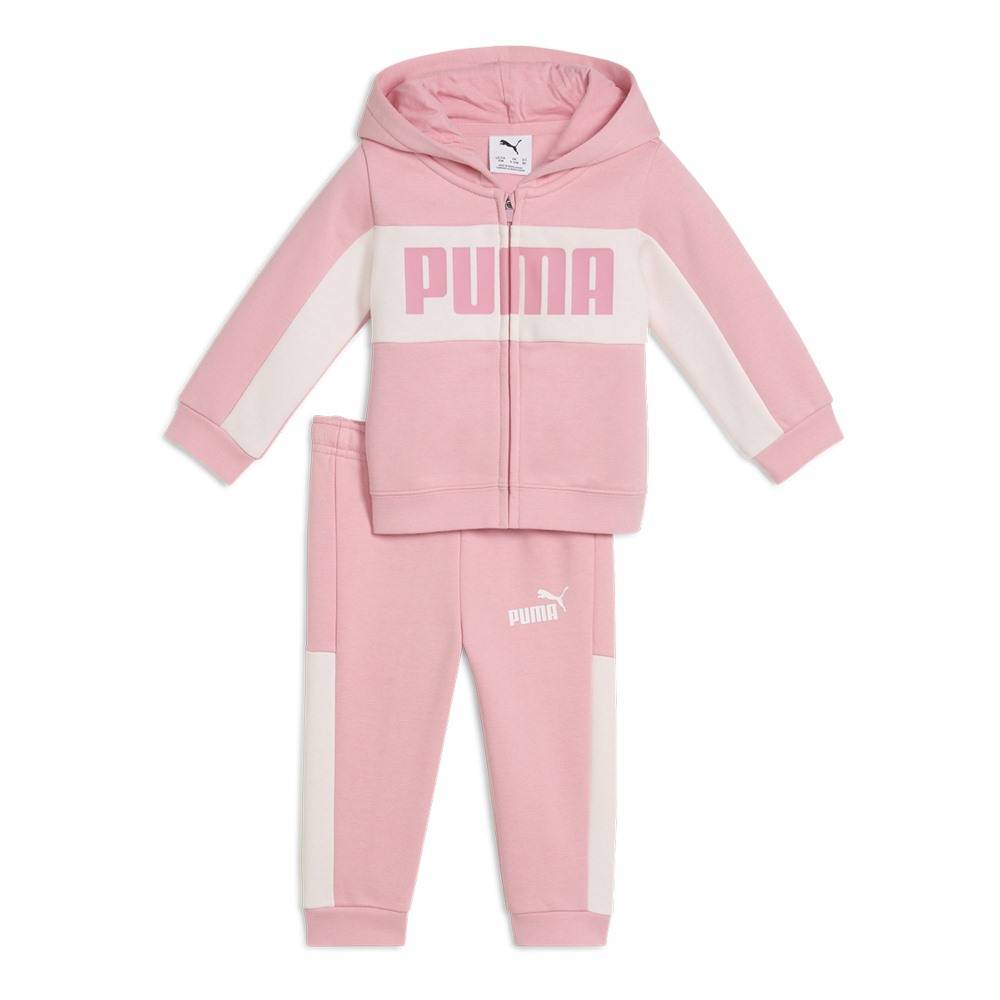Φωτογραφία προϊόντος: 689730-27 - PUMA MINICATS ESS BLOCK HOODED FZ SET FLEECE INF PINK Color