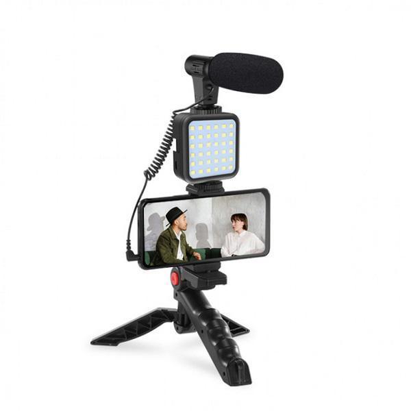 Φωτογραφία προϊόντος: Vlogging Kit 01LM με Τρίποδο, Φωτισμό LED και Μικρόφωνο