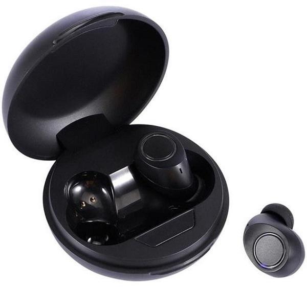 Φωτογραφία προϊόντος: Ασύρματα ακουστικά Bluetooth 5.0 DT-11 με θήκη φόρτισης, μαύρα
