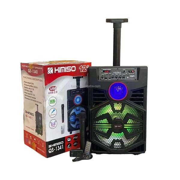 Φωτογραφία προϊόντος: KIMISO QS-1341 Φορητό Bluetooth Trolley Ηχείο 12" με Μικρόφωνο