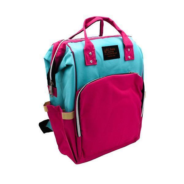Φωτογραφία προϊόντος: Τσάντα Μωρού Πλάτης Mommy Bag B.L. Baby – Κυανό Φούξια