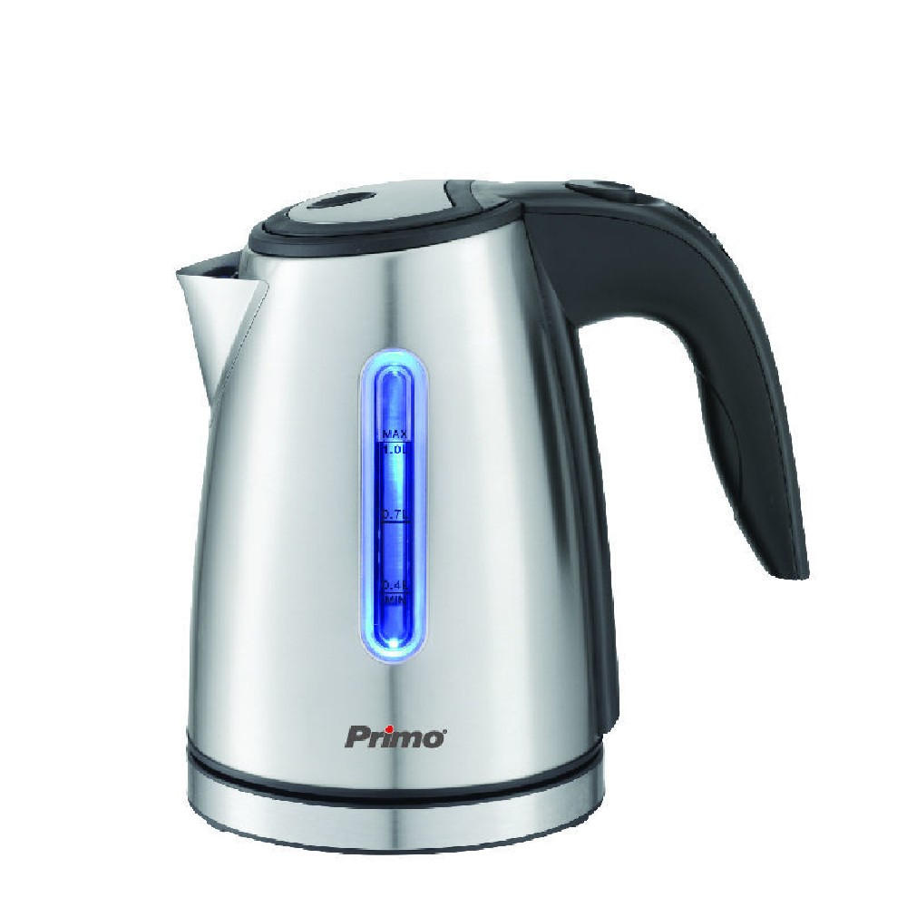 Φωτογραφία προϊόντος: Βραστήρας PRIMO PRCK-40308 Primo 1.0L 1630W με εσωτερικό φωτισμό LED (ανοξείδωτος) - MPN PRI0504