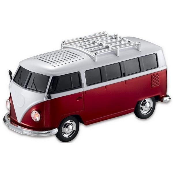 Φωτογραφία προϊόντος: Φορητό ηχείο COMBI BUS BT/FM USB 3W*2 Κόκκινο