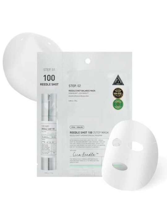 Φωτογραφία προϊόντος: ΟΕΜ Vt Cosmetics Reedle Shot 100 2step Mask Firming Face Mask In A Sheet 1.5g+25g