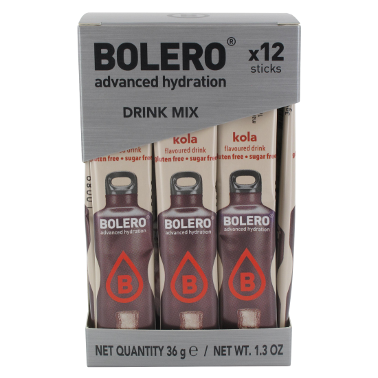 Φωτογραφία προϊόντος: BOLERO DRINKS BOLERO Κόλα - χυμός σε σκόνη για 0,5L (Κουτί των 12) x 3gr