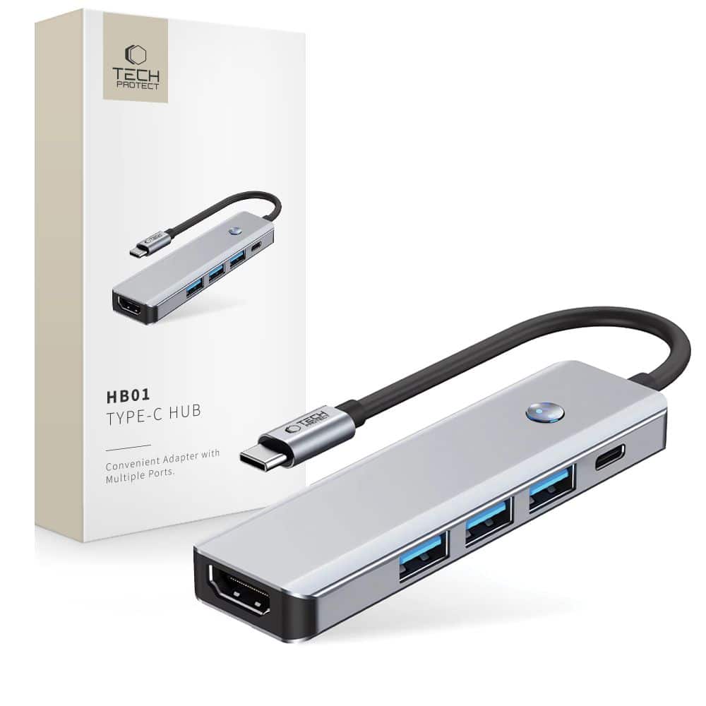 Φωτογραφία προϊόντος: Tech-Protect 5 σε 1 USB-C Docking Station με HDMI 4K PD